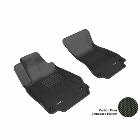 3D MAXPIDER AUDI A6/S6/A7 2012-2014 SDN KAGU BLACK R1 Floor Mat L1AD02211509